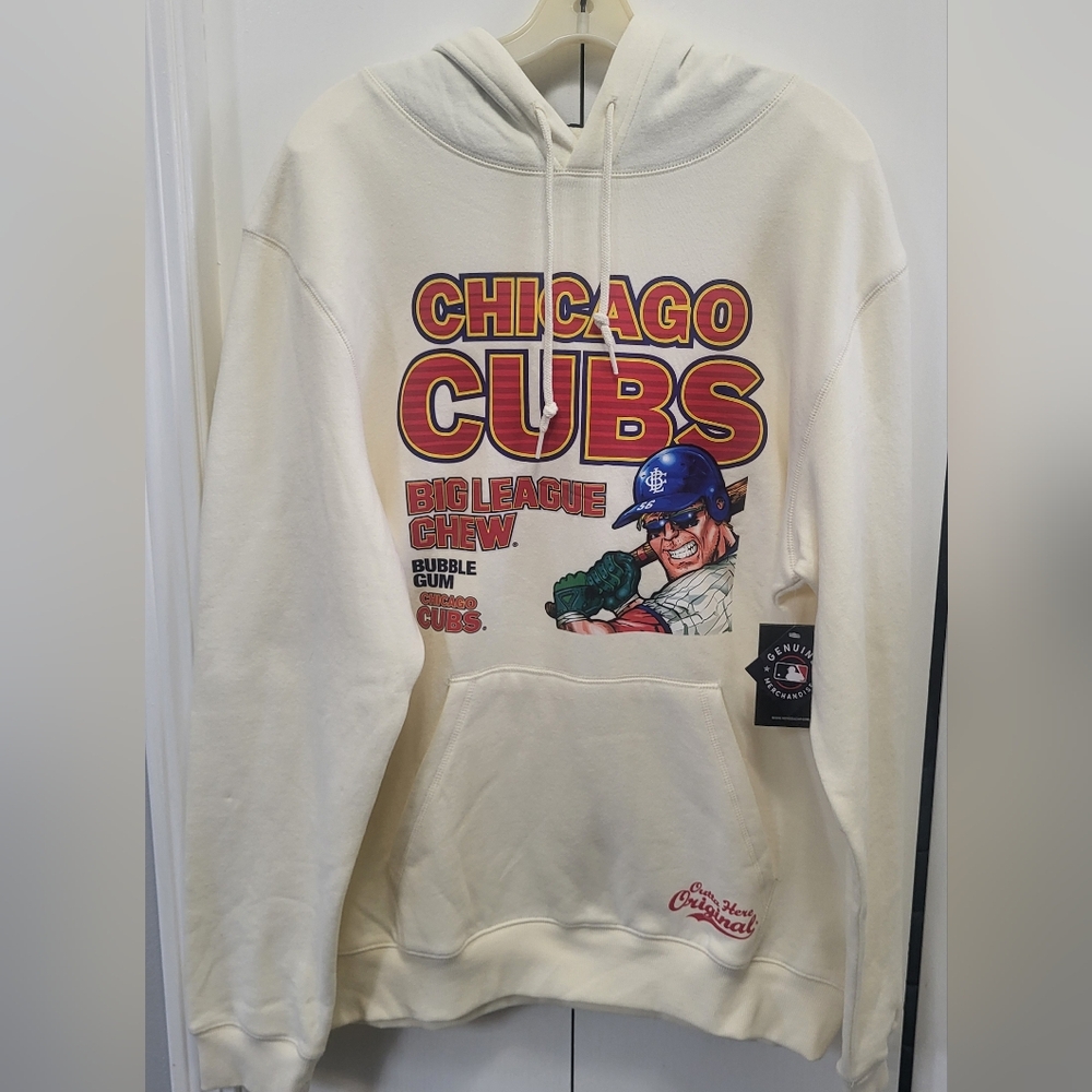 Nwt Men's Chicago Cubs Big League Chew Hoodie.  New Era.  Large